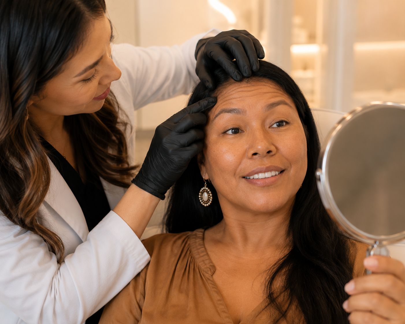 Wrinkle reducer neuromodulator treatment at 530 Aesthetics Greensboro NC